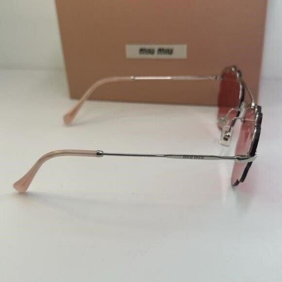 💯- New Authentic MIU MIU MU57U Irregular-Frame Sunglasses - Picture 5 of 14
